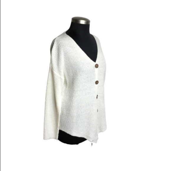 Debut Button Down Knit Sweater Size S/M - Picture 3 of 7